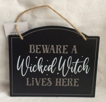 Load image into Gallery viewer, Wooden Signs - Witches
