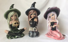 Load image into Gallery viewer, Witch figurines - Regan, Rosa, Zelda
